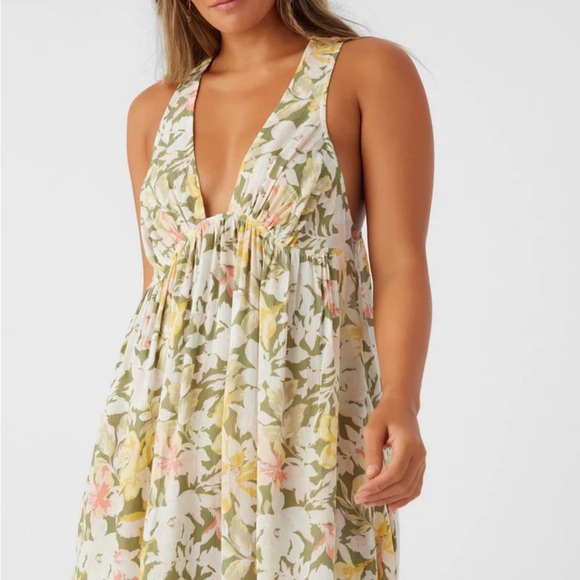 NWT O'Neill Juniors' Saltwater Essentials Cover-Up Dress Large - Picture 2 of 10